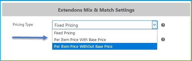 WooCommerce Mix and Match - Preisoptionen